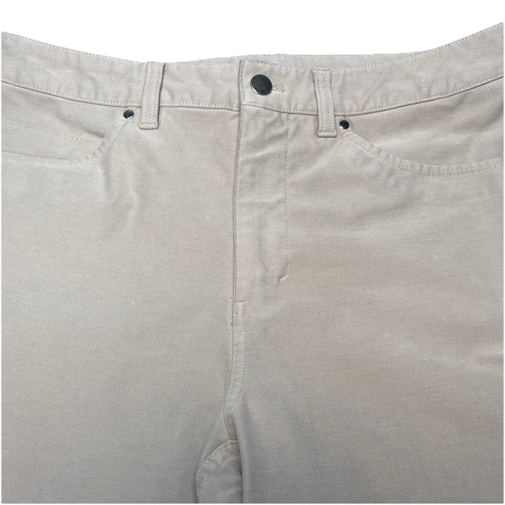 Lululemon Pants 33 (34x26) Mens ABC Relaxed Crop 5 Pocket Beige LM5AH0S